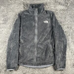 North Face Skyline Full-Zip Fleece Jacket Womens S Grey Outdoors Gorpcore 721509